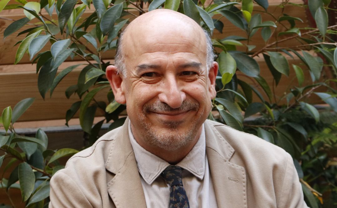 Germà Bel en una entrevista d'arxiu Germà Bel en una entrevista d'arxiu