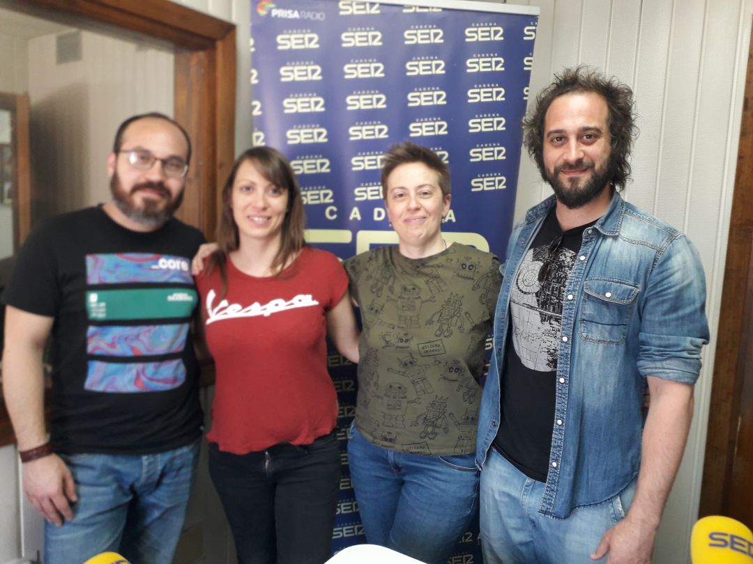 Antonio López, Ana Gómez, Ascensión Malagón y Manu Flores. Antonio López, Ana Gómez, Ascensión Malagón y Manu Flores.