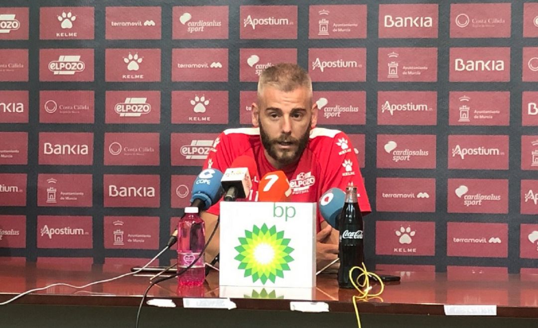 Miguelín en sala de prensa Miguelín en sala de prensa