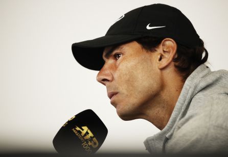 Rafael Nadal en el Media Day del torneo de Roma. Rafael Nadal en el Media Day del torneo de Roma.