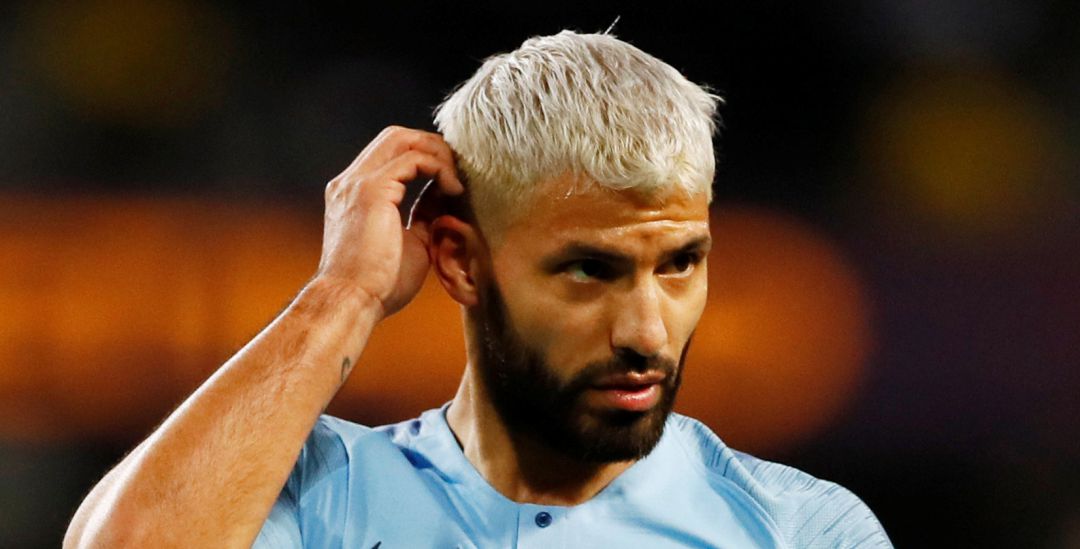 Sergio Agüero, durante un partido con el Manchester City Sergio Agüero, durante un partido con el Manchester City
