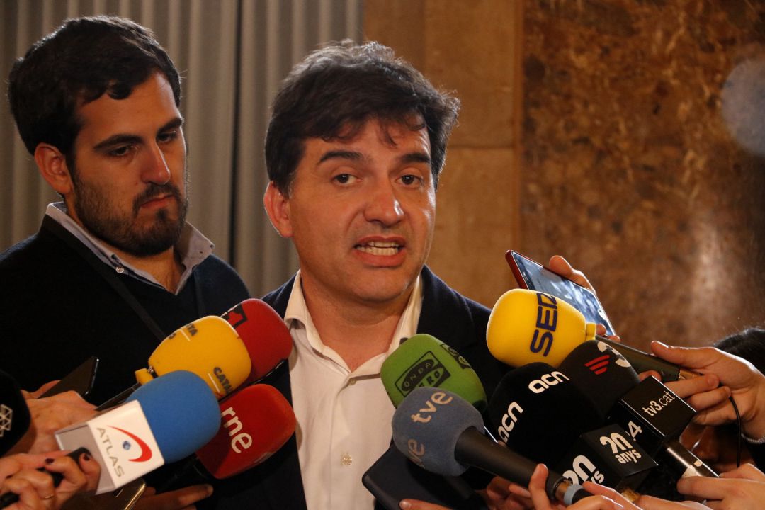 El presidente de Esquerra en el Parlament Sergi Sabrià. El presidente de Esquerra en el Parlament Sergi Sabrià.