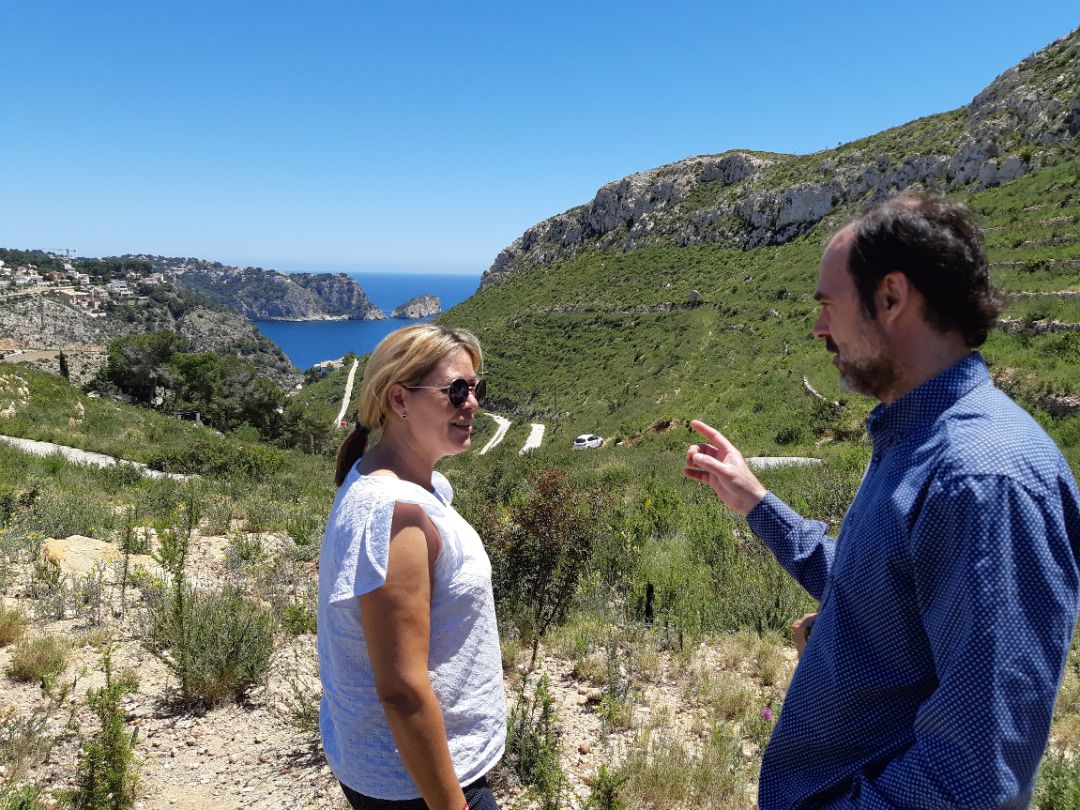 Visita del secretario autonómico de Medio Ambiente y Cambio Climático, Fran Quesada a la Granadella. Visita del secretario autonómico de Medio Ambiente y Cambio Climático, Fran Quesada a la Granadella.