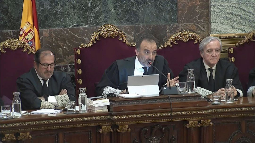 Andrés Martínez Arrieta, Manuel Marchena y Juan Ramón Berdugo en el juicio Andrés Martínez Arrieta, Manuel Marchena y Juan Ramón Berdugo en el juicio