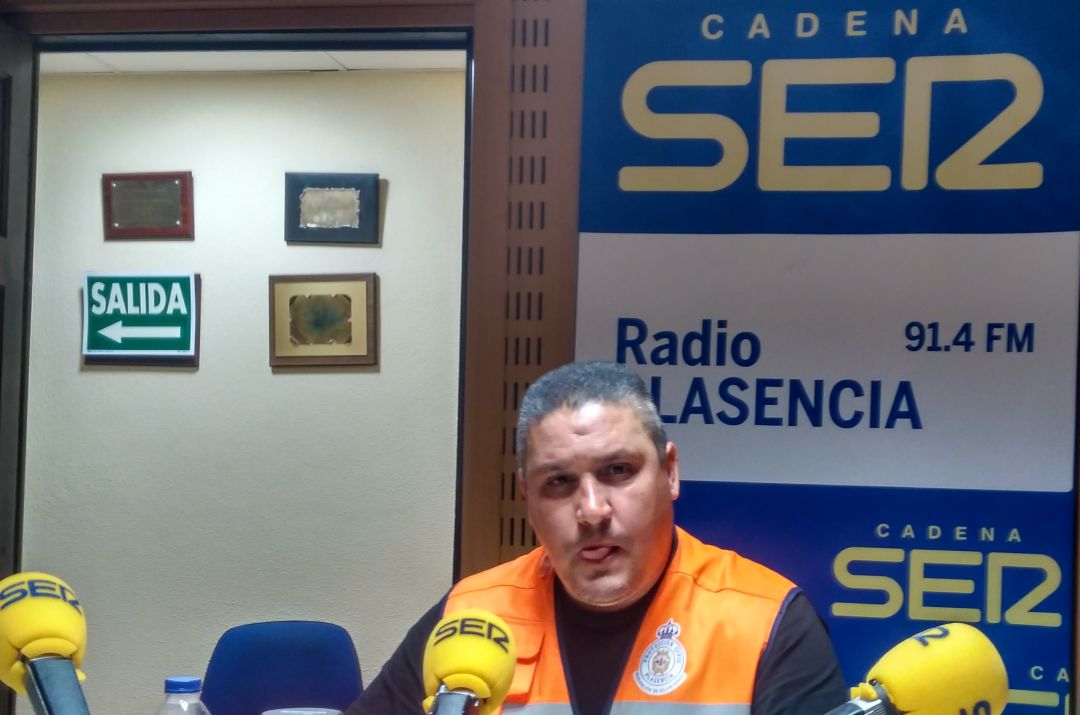 Ángel Carretero en los estudios de SER Norte de Extremadura Ángel Carretero en los estudios de SER Norte de Extremadura