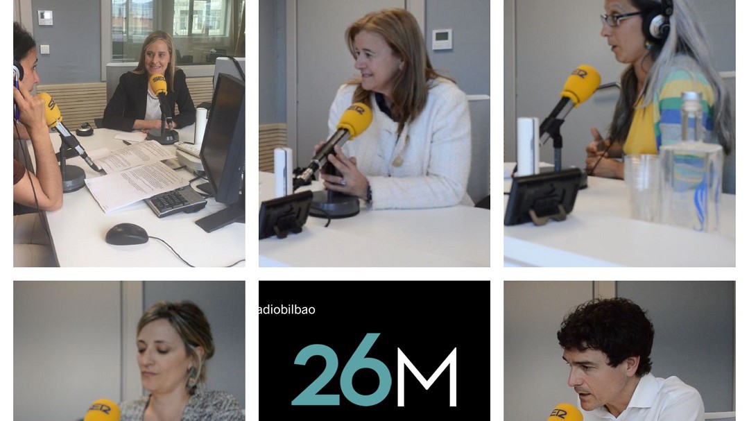 Los candidatos a la Diputación hablan en Radio Bilbao