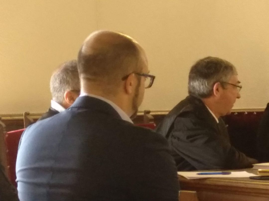 Jonathan de la Fuente durante el juicio Jonathan de la Fuente durante el juicio