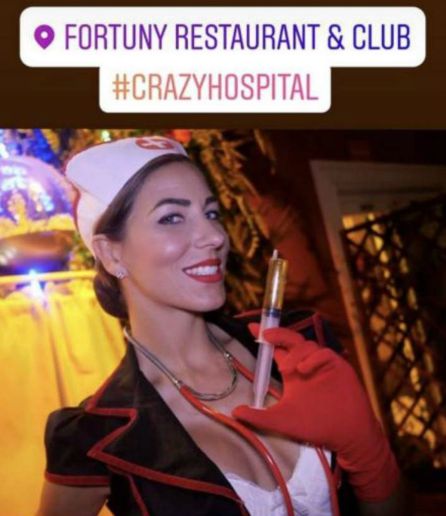 Una foto que compartió el restaurante en su Instagram el día de la fiesta pero que ya ha borrado Una foto que compartió el restaurante en su Instagram el día de la fiesta pero que ya ha borrado