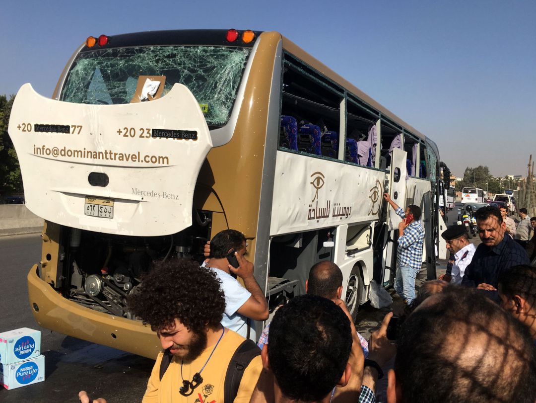 Así ha quedado el autobús tras el atentado Así ha quedado el autobús tras el atentado
