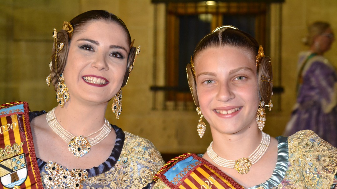 Safir Malonda y Martina Gimeno, Falleras Mayores de Dénia 2019-2020