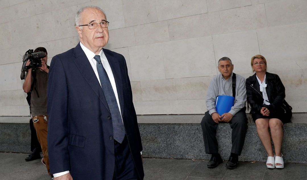 Rafael Blasco a su llegada a la Ciudad de la Justicia, la pasada semana Rafael Blasco a su llegada a la Ciudad de la Justicia, la pasada semana