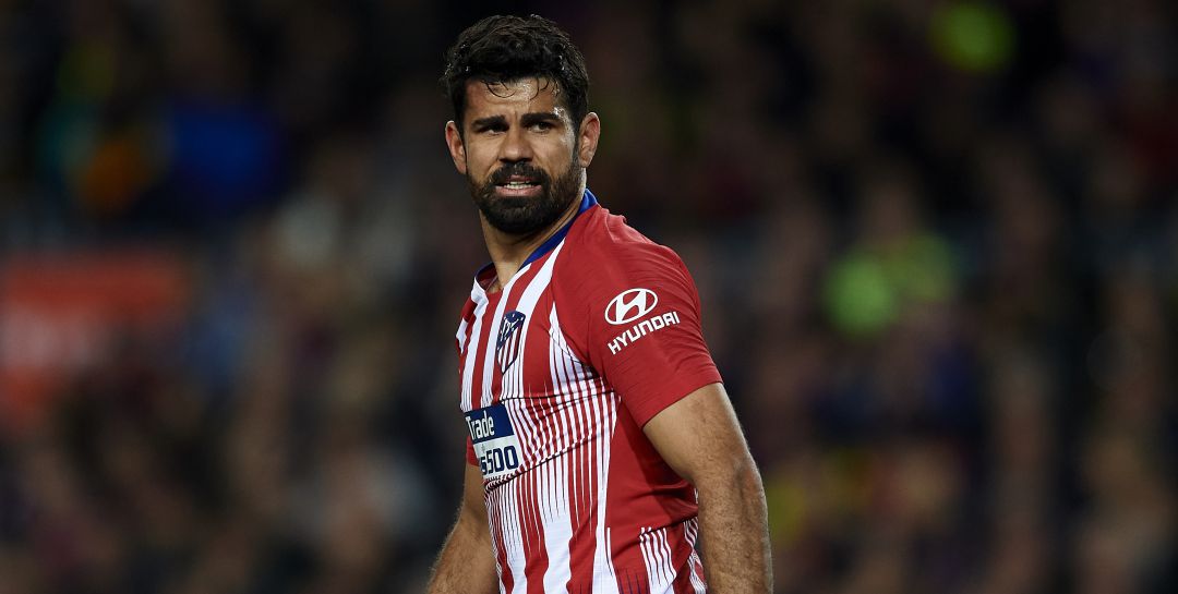 Diego Costa, durante el partido del Camp Nou con el Barcelona Diego Costa, durante el partido del Camp Nou con el Barcelona