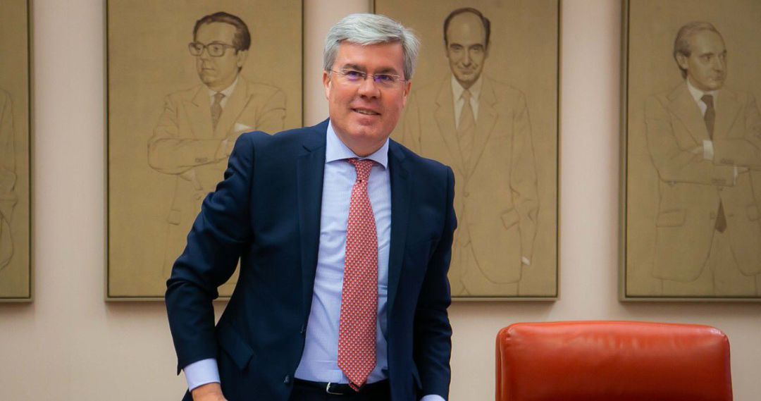 José Enrique Fernández de Moya en el Congreso de los Diputados. José Enrique Fernández de Moya en el Congreso de los Diputados.