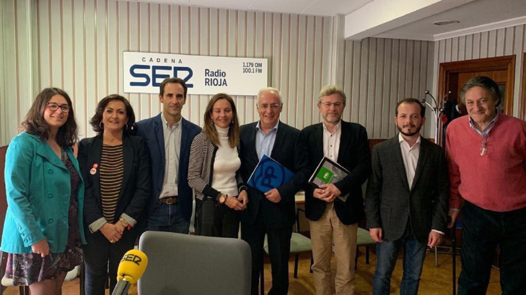 Los seis candidatos a la presidencia de La Rioja debaten en la Cadena Ser