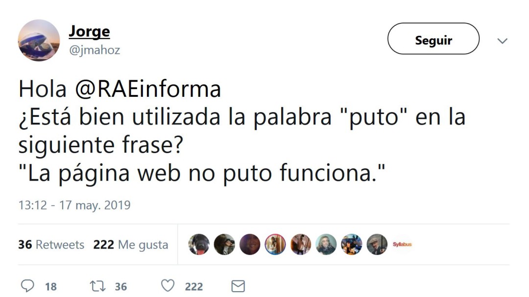 El tuit de la RAE que te putoencantará