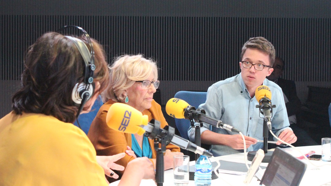 Carmena no subirá los impuestos y Errejón "solo a los 4.000 madrileños más ricos"