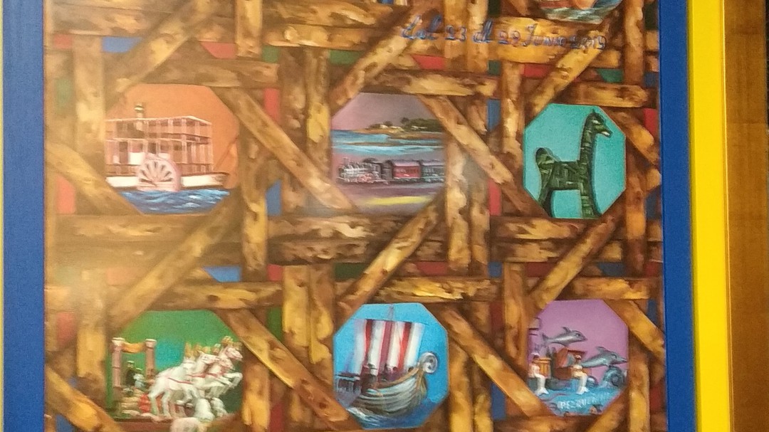 El cartel de la Feria Real, la sillita de enea y las carrozas