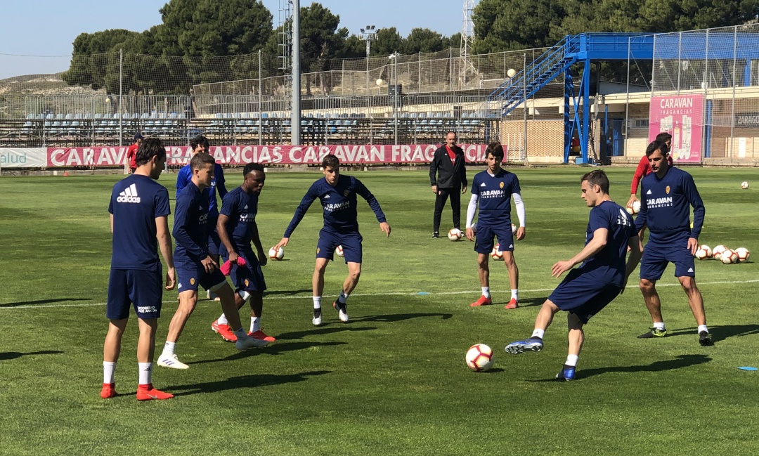 La plantilla sigue preparando la visita a La Rosaleda La plantilla sigue preparando la visita a La Rosaleda