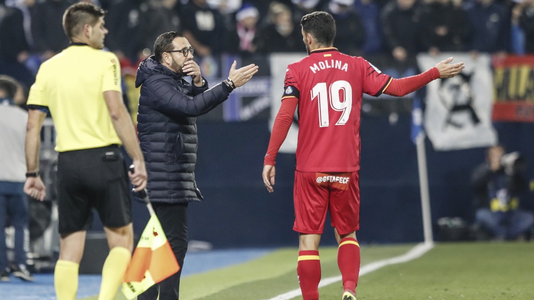 Bordalás quiere que sigan Molina y Portillo
