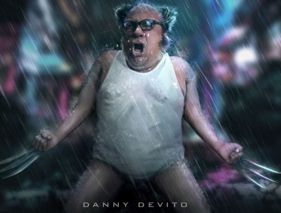 Danny De Vito como en nuevo Lobezno. Danny De Vito como en nuevo Lobezno.
