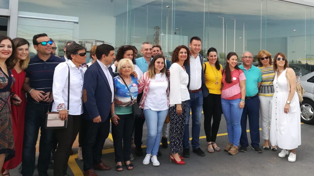 María Jesús Montero: "Con el PSOE en el gobierno Linares recobrará vitalidad"