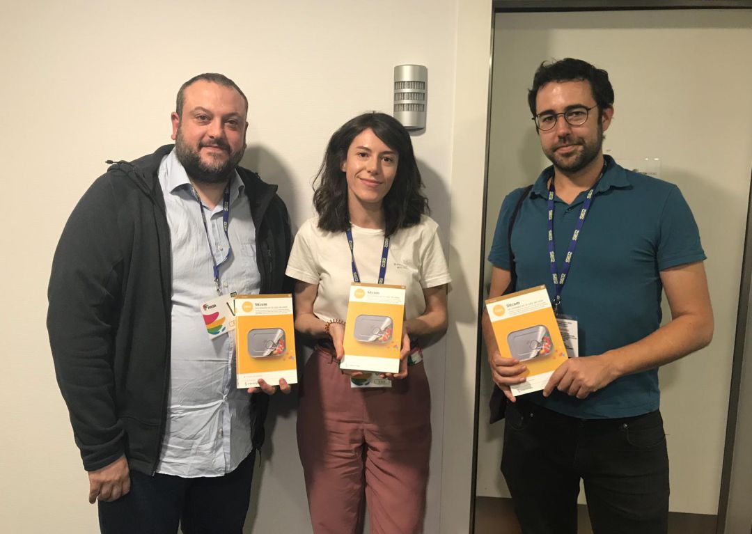 Guillermo Zapata, Andrea Morán y Manuel Guedán, en los estudios de 'El Cine en la SER' Guillermo Zapata, Andrea Morán y Manuel Guedán, en los estudios de 'El Cine en la SER'