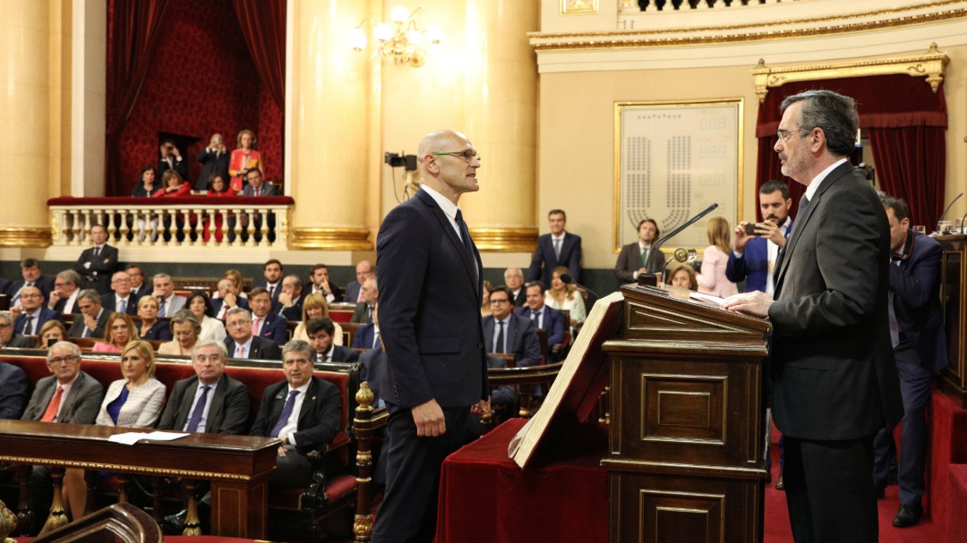 El Senado ha encargado ya un informe sobre la suspensión de Romeva