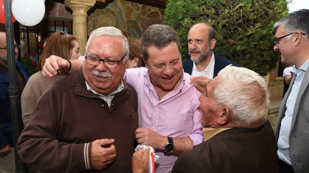García-Page visita la Manchuela en el último día de campaña electoral