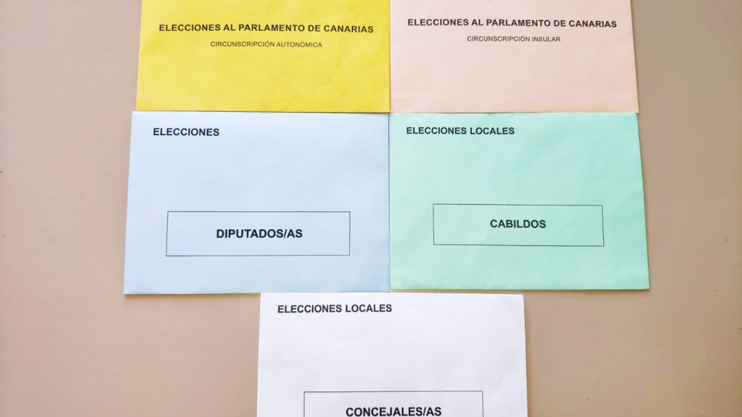 Las nuevas cinco urnas para los canarios