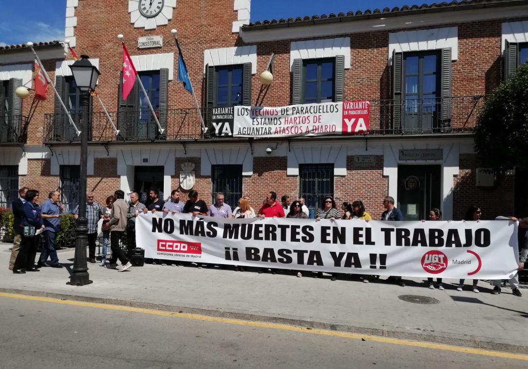 UGT y CCOO achacan el accidente mortal a "la falta de protección y la precariedad laboral"