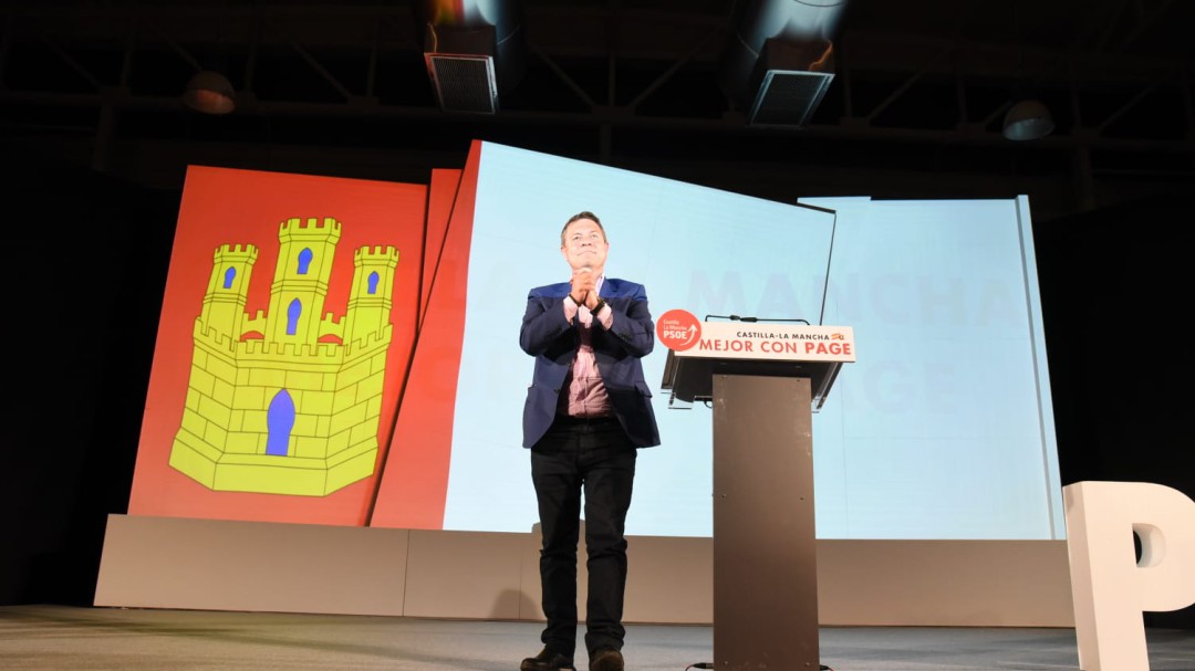 García-Page se erige como el único capaz de gobernar de una manera "decente y limpia"