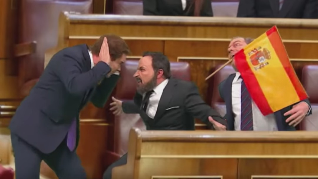 La parodia de 'Polònia' sobre el primer día de Vox en el Congreso