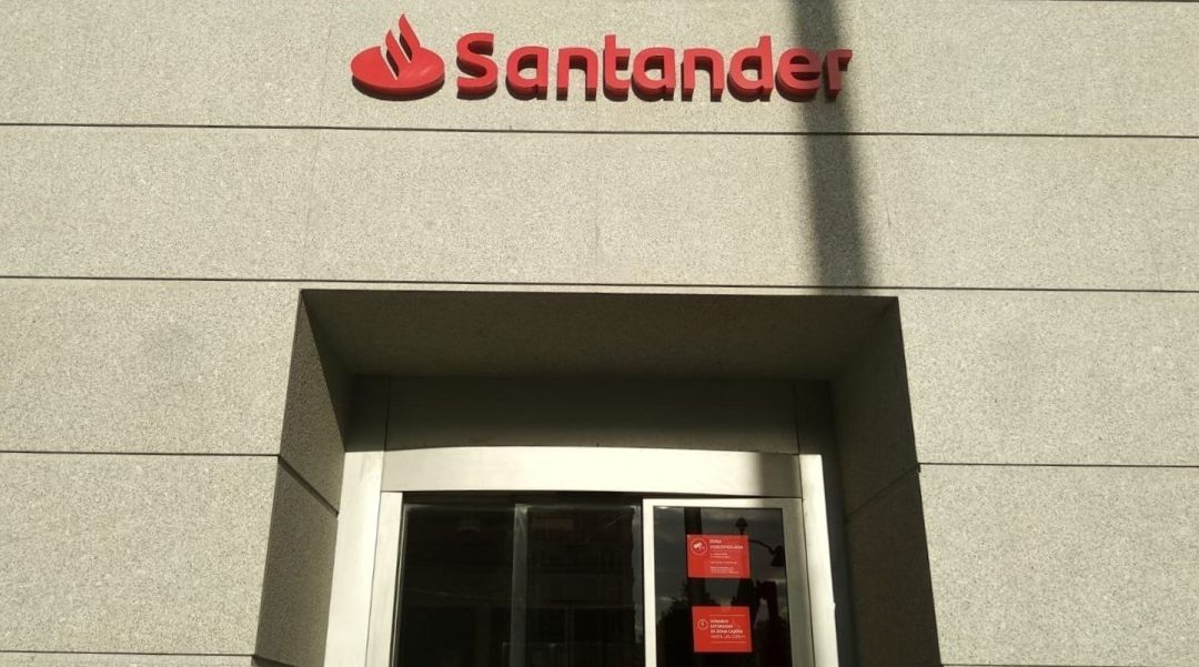 Oficina del Banco Santander. Oficina del Banco Santander.