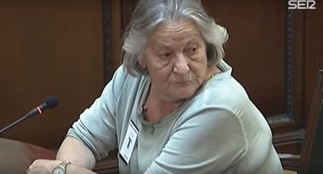 María Luisa Carrillo, votante del 1-O en Barcelona María Luisa Carrillo, votante del 1-O en Barcelona