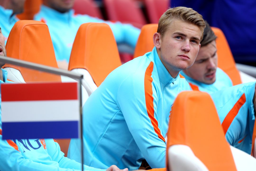 De Ligt durante una concentración con la selección holandesa De Ligt durante una concentración con la selección holandesa