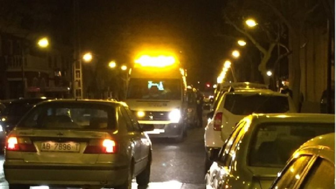 Accidente en la entrada sur de Aranda