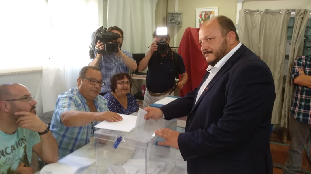 Raúl Ruiz-Berdejo confía en que los jerezanos apoyen el modelo de ciudad que ofrece Adelante Jerez