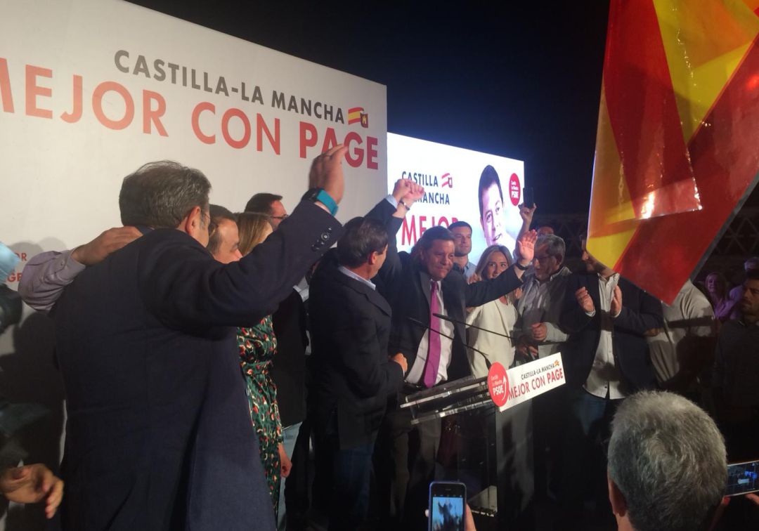 El PSOE gana con mayoría absoluta en Castilla-La Mancha