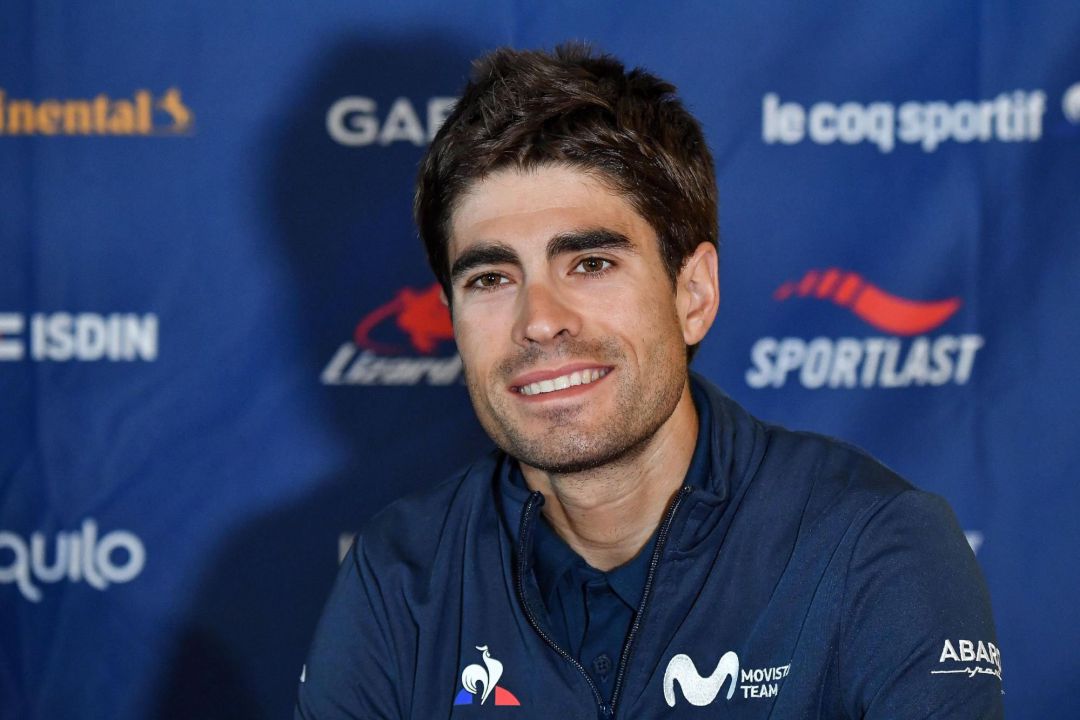 Mikel Landa, en la rueda de prensa durante la jornada de descanso del Giro de Italia Mikel Landa, en la rueda de prensa durante la jornada de descanso del Giro de Italia