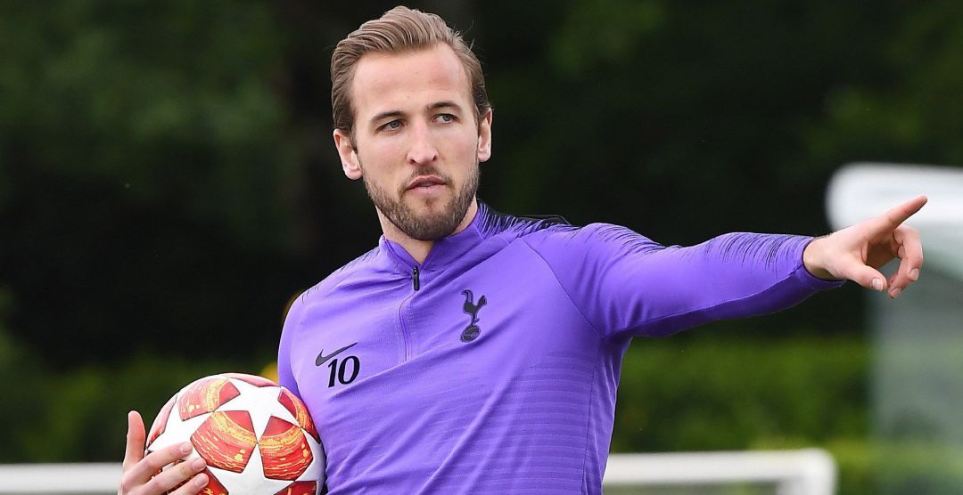 Harry Kane, durante el entrenamiento de este lunes Harry Kane, durante el entrenamiento de este lunes
