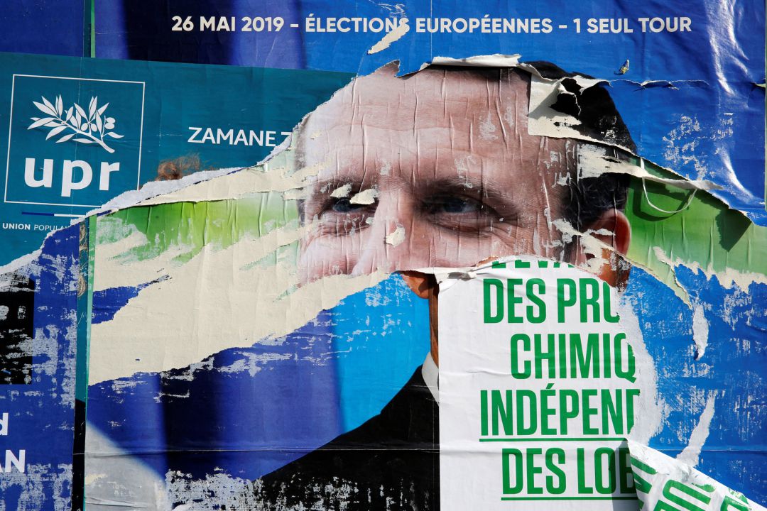 Carteles de la campaña electoral de las elecciones europeas en Francia Carteles de la campaña electoral de las elecciones europeas en Francia