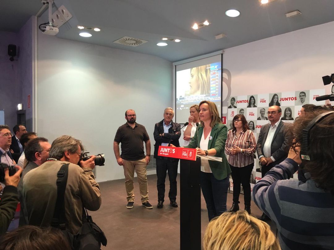 La socialista Pilar Alegría gana las elecciones en Zaragoza La socialista Pilar Alegría gana las elecciones en Zaragoza