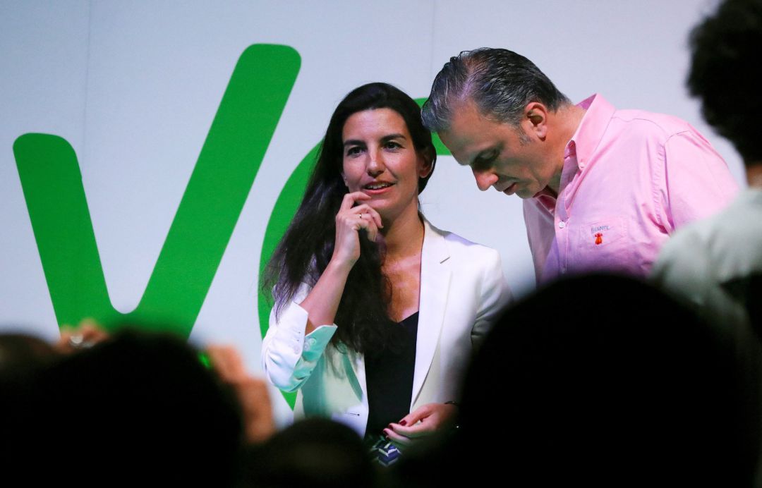 Los candidatos de Vox a la Comunidad de Madrid, Rocío Monasterio, y a la alcaldía madrileña, Javier Ortega Smith Los candidatos de Vox a la Comunidad de Madrid, Rocío Monasterio, y a la alcaldía madrileña, Javier Ortega Smith