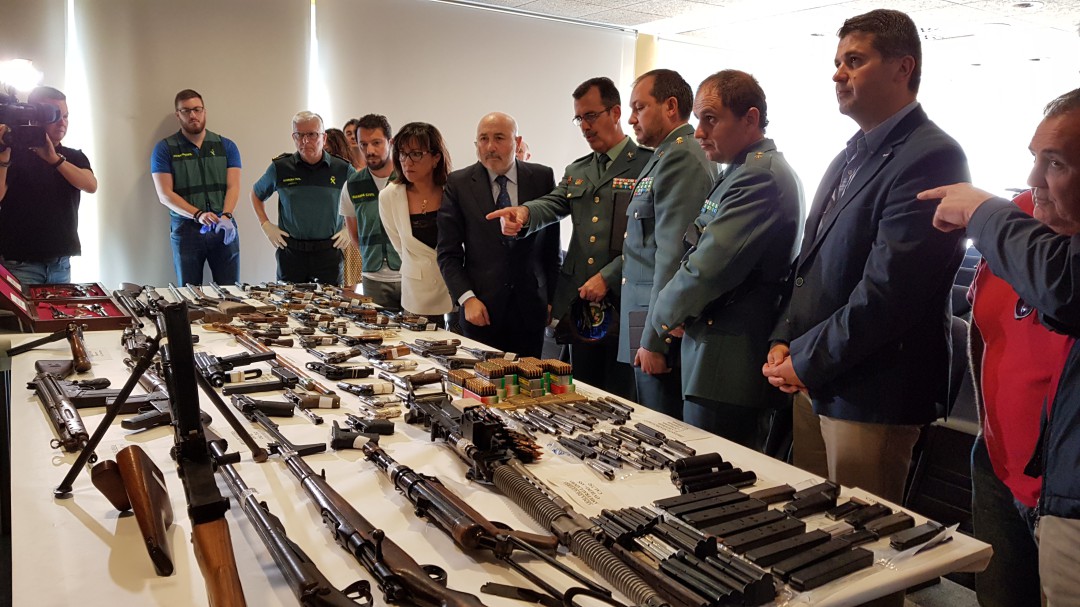 Operación contra el tráfico de armas en Pontevedra
