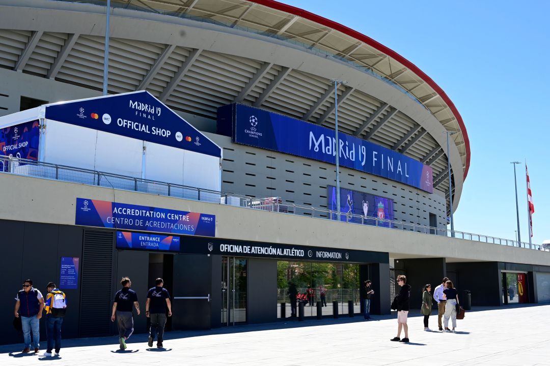 El Wanda Metropolitano acoge la final de la Champions League entre el Liverpool y el Tottenham. El Wanda Metropolitano acoge la final de la Champions League entre el Liverpool y el Tottenham.