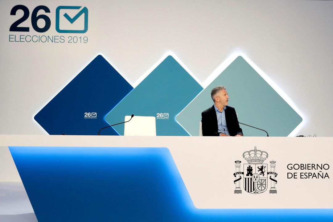 Reunión entre Marlaska y las empresas del recuento electoral tras los errores del 26-M Reunión entre Marlaska y las empresas del recuento electoral tras los errores del 26-M