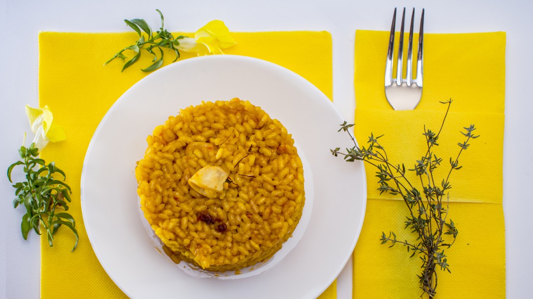 Arroz a banda con gamba y calamar, plato fuerte del I Certamen Internacional Alicante Ciudad del Arroz