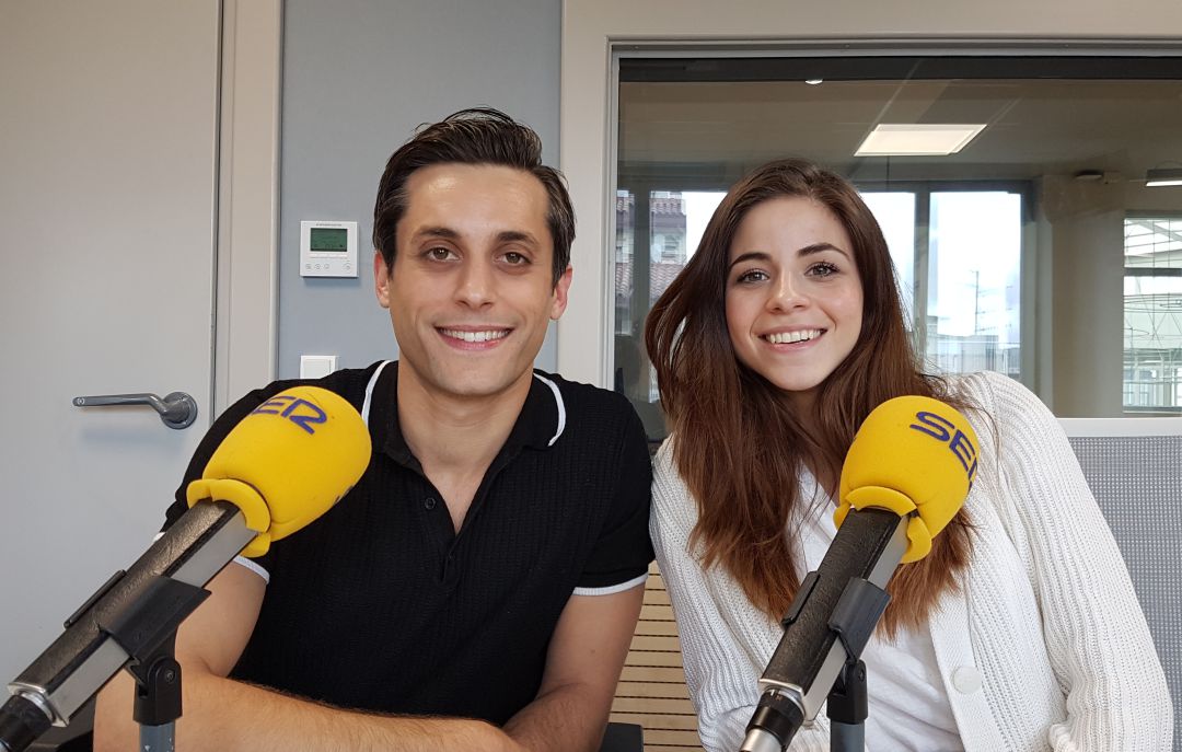 Javier Ariano y Talía del Val durante la entrevista en Hoy por Hoy Bilbao Javier Ariano y Talía del Val durante la entrevista en Hoy por Hoy Bilbao