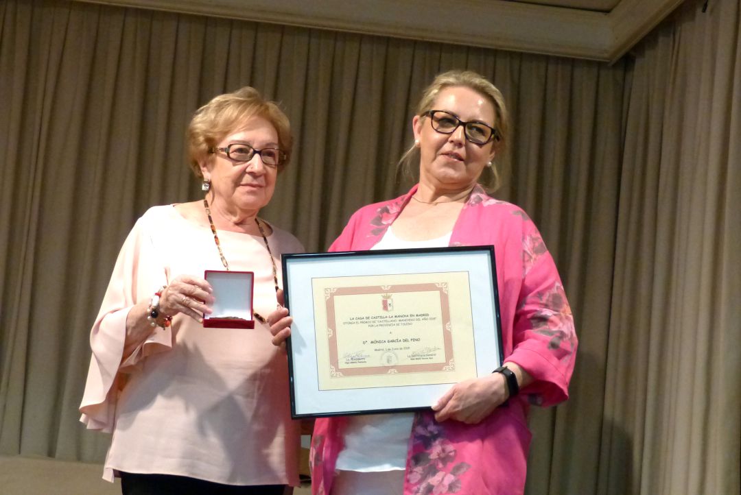 Mónica García del Pino Castellano manchega del año Mónica García del Pino Castellano manchega del año