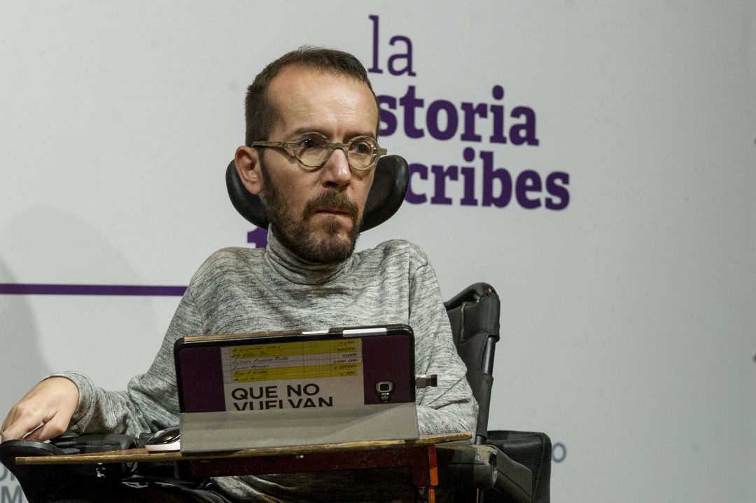 El secretario de organización de Podemos, Pablo Echenique, en una imagen del pasado 28 de abril El secretario de organización de Podemos, Pablo Echenique, en una imagen del pasado 28 de abril